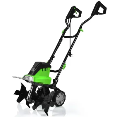 Cip de sol electric cu 6 elicopter & 2-punct de siguranță comutator 1500W gradina de măcinare verde