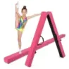 2,1M grinzi suspendate Gimnastică de formare fitness pliabil roșu