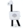 Scratch Rattan 110 cm Cat Tower în Sheep Design cu Cat Cave Sisal jurnale &amp; spânzurare Ball joc