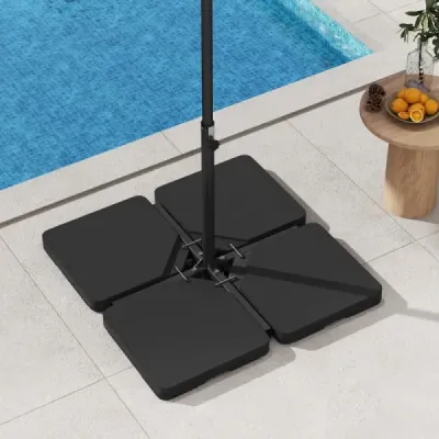 Stand Sunshade 60 litri / 84 kg + 3m Sunshade Lightshade Set Bej