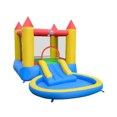 Hüpfburg cu slide & saritura si piscina Bouncy Castle 362 x 196,5 x 193 cm