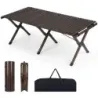 Masa de camping lemn de picnic pliabil cu masa rollable top masa pliabila Cafea