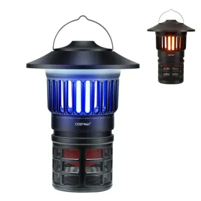 Electric 2 în 1 lampă de țânțar cu LED lumina USB capcana de zbor reîncărcabile
