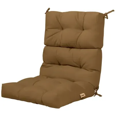 2 din 1 suporturi pentru scaunele scaunelor pentru scaune Tapițerie cu backrest mare reglabil Brown