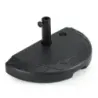 Stand umbrela semi-rotund cu mâner &amp; buton reglabil pentru bastoane umbrela 38-48 mm