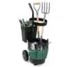 Cărucior de grădină Tool Masini de transport maşini de oţel cu 2 Eimers sac de tesatura Oxford