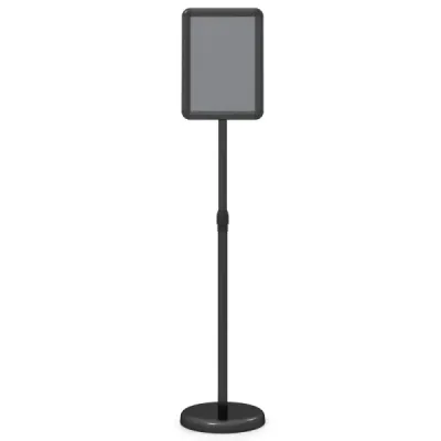 Infostand A4 81 Stand poster turnable cu baza de umplere negru