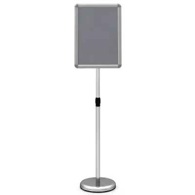 Infostand A3 87-137 cm înălțime-adjustabil suport meniu card Stand poster turnable cu baza de argint fillable