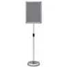 Infostand A3 87-137 cm înălțime-adjustabil suport meniu card Stand poster turnable cu baza de argint fillable