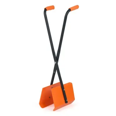 Colector de frunze lung de 92 cm cu mâner ergonomic și mâner din plastic lat