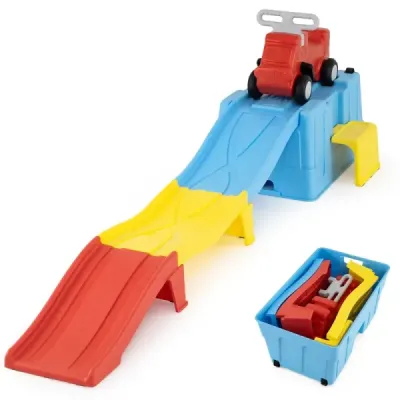 În sus și în jos roller coaster extensibil roller coaster albastru + galben + roșu