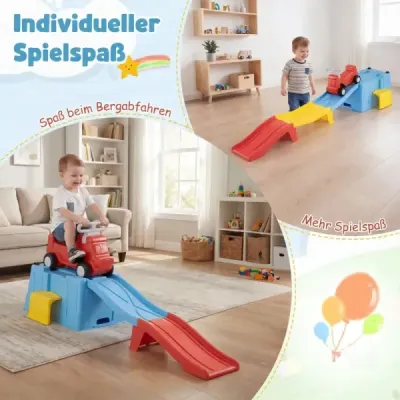 În sus și în jos roller coaster extensibil roller coaster albastru + galben + roșu