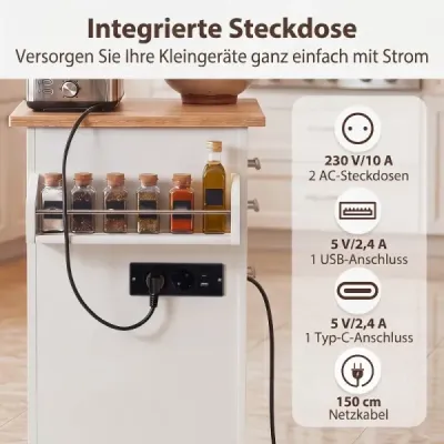 Masina de bucatarie cu suport prosop Sertar de spicboard & chicinetă insula rollable bucătărie dulap
