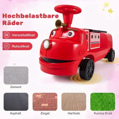 Kinder Elektroauto 12 V Kinderauto Elektrisch mit 2 Sitzen & 2 Motoren 95 x 41 x 51 cm Rot