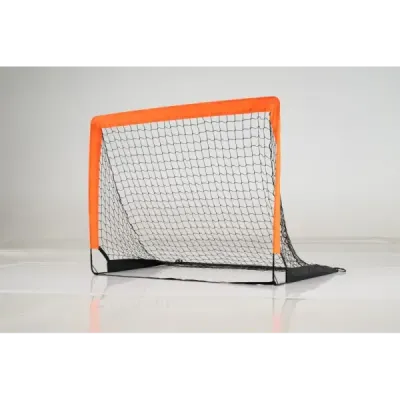 2 set de gol de fotbal pentru copii cu bare din fibră de sticlă armate 120 x 96 x 96 cm portocaliu