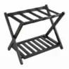 Bambus Folding portbagaj 68 x 43 x 57 cm Negru