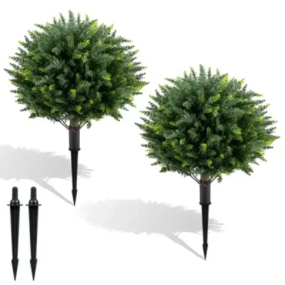 Set de plante artificiale cu skewer sol 70 cm Cypress artificial din PE plante artificiale Evergreen