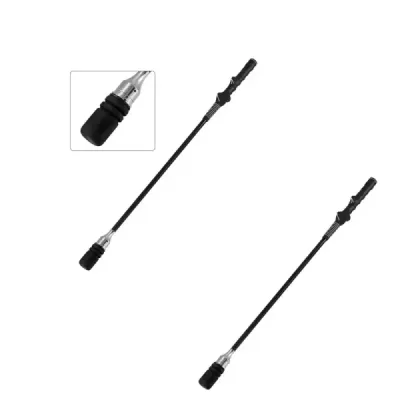 2er Set Golf Schwungtrainer mit Rutschfestem Griff Golf-Trainingshilfe Warm-up Übungsgerät Schwarz