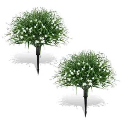 Set de flori artificiale cu 20 cm sol ceapa artificiala cu camelii 70 cm
