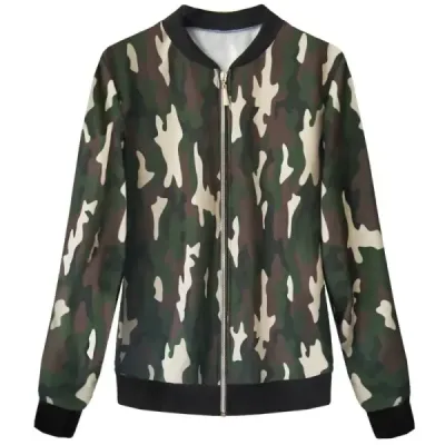 Cienka bluza typu bomber moro (261/1art)