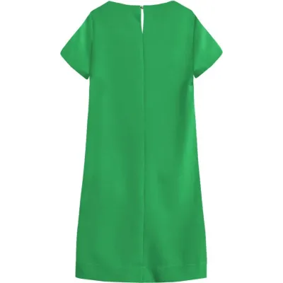 Rochie verde Trapezoid (435art)