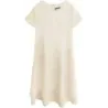 Rochie bej Trapezoid (436art)