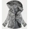 Sacou argintiu pentru femei Glossy (b9573)