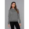 Costum de trening gri închis pentru femei (w02-5)