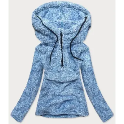 Plus bluza blue melange (hh008-9)