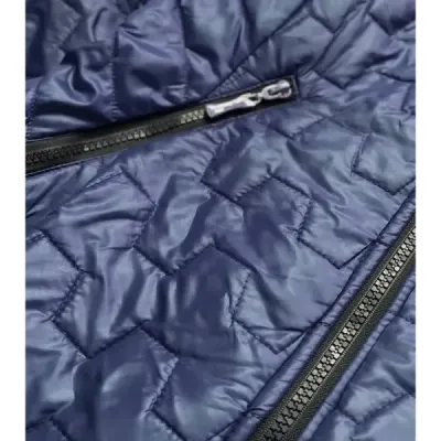 Jacheta albastră cu pătură pentru femei (br0121)