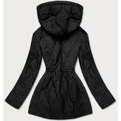 Sacou negru și caramel pentru femei (mm-w589big)