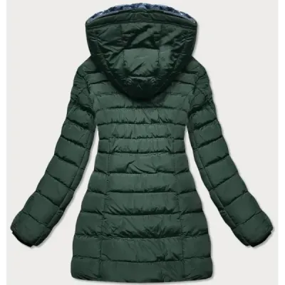 Jacheta de iarna cu gluga verde (m-133)