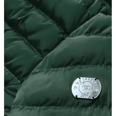 Jacheta de iarna cu gluga verde (m-133)