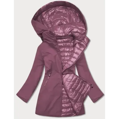Sacou violet cu două fețe (6808-259)