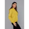Pantaloni de trening galben pentru femei (w02-28)