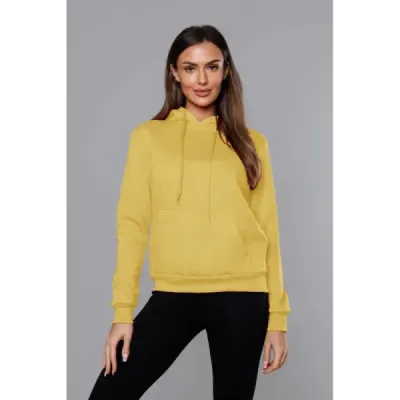 Pantaloni de trening galben pentru femei (w02-68)