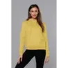 Pantaloni de trening galben pentru femei (w02-68)