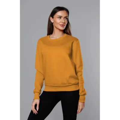 Costum de trening pentru femei cu pulovere pentru muștar (w01-26)