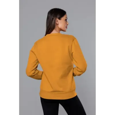 Costum de trening pentru femei cu pulovere pentru muștar (w01-26)
