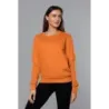 Costum de trening pentru femei cu portocaliu deschis (w01-69)