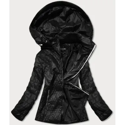 Sacou negru pentru femei (rqw-7009)
