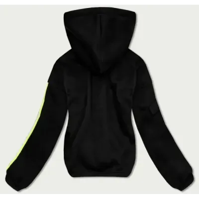 Costum negru scurt de bumbac (26031)