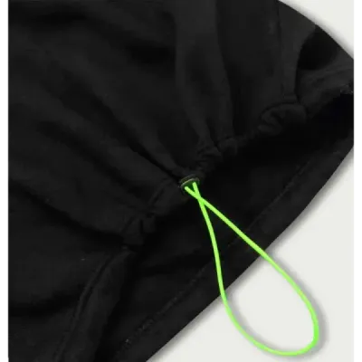 Costum negru scurt de bumbac (26031)
