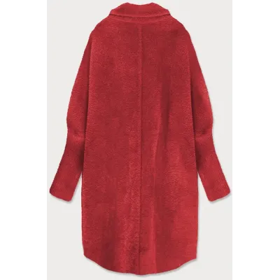 Capac de alpaca de lână roșu (7108)