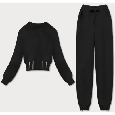 Tricou femei cale + pantaloni negru (8c78-3)