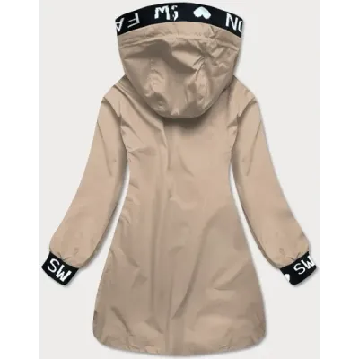 Sacou bej pentru femei drepte (b8018-12)