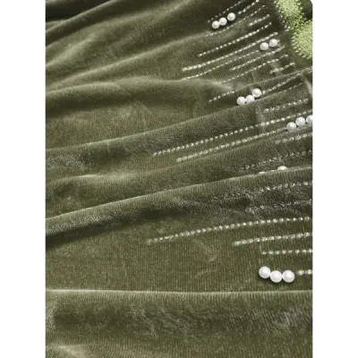 Costum de trening cu aplicare verde (81217)