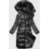 Jacheta pentru femei cu inserții negre de contrast (ag1-j9063b)