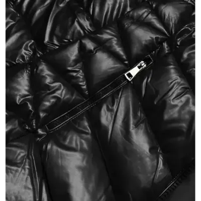 Jacheta scurta cu blana neagra (TY036-1)
