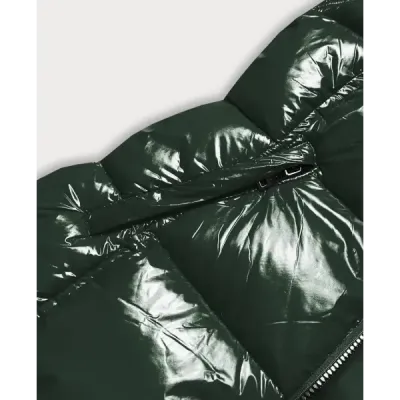 Vestă de damă pictată cu blană verde (DK027-38)